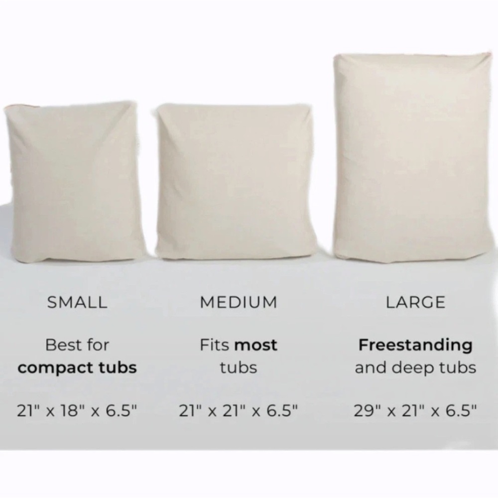 BADSOFA luxury bath Green Back, Seat & Foot Pillow Set - Picture 7 of 7